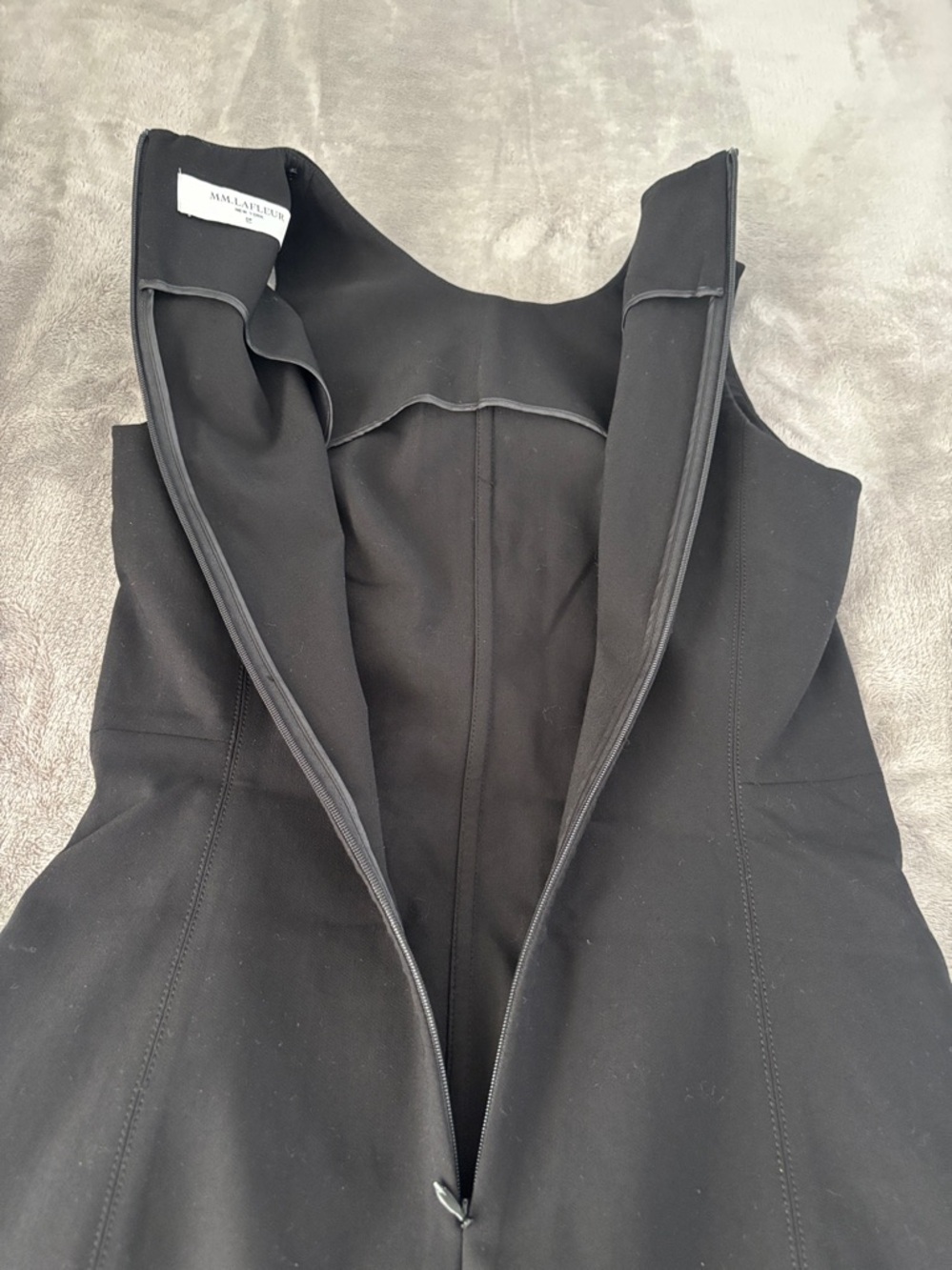 MM. LAFLEUR New York Classic Black Sleeveless Sheath Dress Size 0p - Picture 11 of 12
